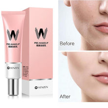 Load image into Gallery viewer, 30ml VENZEN W Primer Make Up Shrink Pore Primer Base Smooth Face Brighten Makeup Skin Invisible Pores Concealer Korea